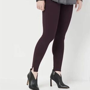 NWT Spanx Ponte Hem Slit Ankle Leggings Size M Regular Brandywine